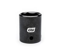 GEARWRENCH 1/2" Drive 6 Pt. Standard Impact Socket, 25mm - 84537N