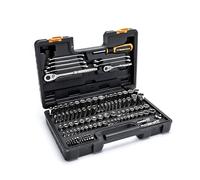 GEARWRENCH 1/4 Inch, 3/8 Inch SAE/MM Mechanics Hand Tool Set, 121 Piece