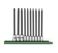GEARWRENCH 10 Pc. 1/4" & 3/8" Drive Long Torx Bit Socket Set - 80588