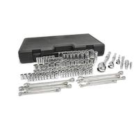 GearWrench 110 Pc. 1/4", 3/8" & 1/2" Drive 6 & 12 Pt. Mechanics Tool Set, Standard & Deep, SAE/Metric - 89058