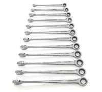 GEARWRENCH 12 Pc. 12 Pt. XL X-Beam Ratcheting Combination Wrench Set, Metric - 85888