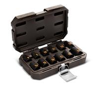 GEARWRENCH 12 Piece 1/2" Drive 6 Point Metric Hi-Viz Impact Socket Set | 84930H