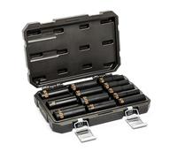 GEARWRENCH 12 Piece 1/2" Drive 6 Point SAE Hi-Viz Deep Impact Socket Set | 84942H