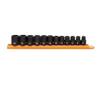 GEARWRENCH 12 Piece 3/8" Drive 6 Point Metric Hi-Viz Impact Socket Set | 84911H
