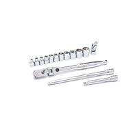 GEARWRENCH 15 Piece 1/4" Drive 120XP Stubby Socket MTS MM - 81390