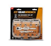 GEARWRENCH - 17-Piece Mechanical Tool Set SAE 1/4 Inch Drive 72 Teeth 6 Points | GWSWS14SAE17