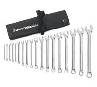 GEARWRENCH 18 Pc. 12 Pt. Combination Wrench Set, Long Pattern, SAE - 81917