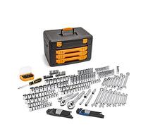 GEARWRENCH 219 Pc. Mechanics Tool Set in 3 Drawer Storage Box - 80940