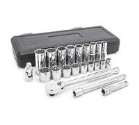 GearWrench 22 Pc. 3/8" Drive 12 Pt. Standard & Deep Mechanics Tool Set, SAE - 80691