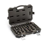 GEARWRENCH 29 Piece 3/8" Drive 6 Point Metric Hi-Viz Standard & Deep Impact Socket Set | 84925H