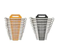 GearWrench 30 Piece 12 Point Long Pattern Combination SAE/Metric Wrench Set with Racks (1/4-1 in., 8-22 mm) - 81937