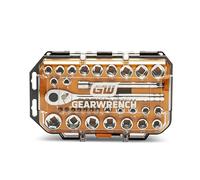 GEARWRENCH 36 Piece 3/8” Drive 72-Tooth 12 Point Drive Mechanics Tool Set | GW72SWS38