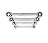 GEARWRENCH 4 Piece Double Box Ratcheting E-Torx Wrench Set| 9224D
