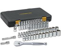 GEARWRENCH 49 Pc. 1/2" Drive 6 Pt. 120XP Mechanics Tool Set, Standard & Deep, SAE/Metric - 80700P