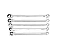 GearWrench 5 Pc. Gearbox 12 Pt. XL Double Box Ratcheting Wrench Set, Metric - 85987