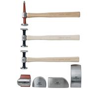 GEARWRENCH 7 Pc. Auto Body Tool Set, Hammers and Dollys, 82302
