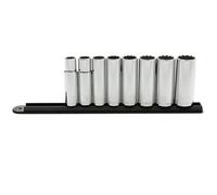 GEARWRENCH 8 Pc. 1/2" Drive 12 Point Deep SAE Socket Set - 80713