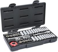 GearWrench 80300 1/4" Drive Standard and Deep SAE/Metric Mechanics Tool Set 51 Pc.