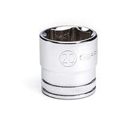 GearWrench 80330 Socket, 6 Point, 3/8" Drive, 20 mm