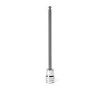 GearWrench 80439 3/8" Drive Long Ball End Hex Bit SAE Socket 5/16", Black