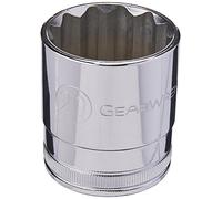 GearWrench 80683 1/2" Drive 12 Point Standard Metric Socket 29mm, Black