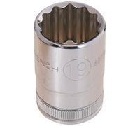 Gearwrench 80754 Socket, 12 Point, 1/2" Drive, 19 mm