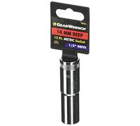 Gearwrench 80785 Socket, 12 Point, 1/2" Drive, 14 mm Deep
