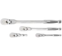 GearWrench 81230P 1/4", 3/8" and 1/2" Drive 120XP Flex Head Teardrop Ratchet Set, 4 Pc.