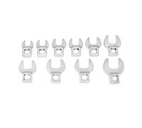 GearWrench 81909 3/8"/9.525mm Drive Crowfoot Metric Wrench Set, 10 Piece