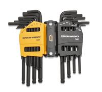 GearWrench 83505 Hex Key Set SAE/Metric Ball End Long Arm, 26 Piece