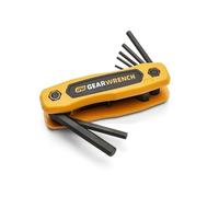 GearWrench 83506 Metric Folding Hex Key Set, 8 Piece Alloy Steel