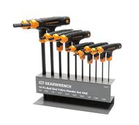 GearWrench 83515 SAE T-Handle Ball End Hex Key Set, 7 Piece