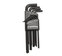 GearWrench 83524 Long Ball End SAE Hex Key Set, 13 Piece