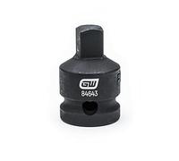 GearWrench 84643 1/2" Drive 1/2" F x 3/8" M Impact Adapter, Black