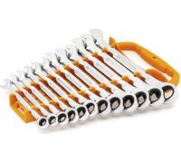 GearWrench 86928 90 Tooth 12 Pt. Metric Combination Wrench Set, 16 Pc.