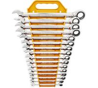 GearWrench 9416 72 Tooth 12 Pt. Ratcheting Combination Wrench Set, 16 Pc.