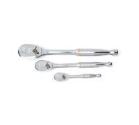 Gearwrench Gear Wrench 3Pc 90T Ratchet Set Full Polish 1/4-3/8-1/2 Highly-Absorbent Tips