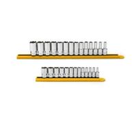 Gearwrench - Set SKT Mid Lngth 1/4 3/8Dr 6Pt 27Pc Mm (86541-06)