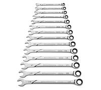 GearWrench Universal Spline XL Ratcheting Combination SAE Wrench Set - 86426