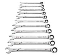 GEARWRENCH Universal Spline XL Ratcheting Combination SAE Wrench Set - 86450