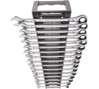 GearWrench XL Ratcheting Combination Metric Wrench Set 16 Pc, 12 Point - 85099
