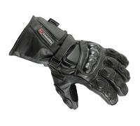 GEARX Winter Waterproof Leather Gloves 4 Motorbike Motorcycle Thermal Shell Protection Reinforced Palm, XL
