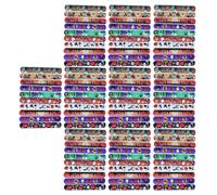 Geavonyg 100Pcs Sturdy Slap Wristbands Accessory Festival Halloween Slap Wristband For Children And Teen Party Activities Parties Supplies
