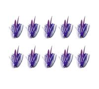 Geavonyg 10Pcs Luminously Spinnerbait Umbrella Skirts Spinnerbaits Replacement Fishing Lures Fly Tying Materials Spinnerbait Umbrella Accessories