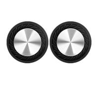 Geavonyg 2Pcs 65mm Radiator Speakers Bass Diaphragm Systems Rubber Passive Radiator Vibrations Plate Replacement Bass Speakers Repair