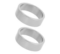 Geavonyg 2Pcs Aluminum Alloy Bicycles Headsets Washer Road Bike Stem Headsets Spacers 28.6MM Front Fork Washer Enduring Headset Spacers