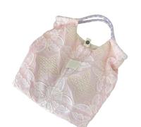 Geavonyg 3. Elegant Canvas Shoulder Bag Women's Lightweight Grocery Tote With Pockets Her Shopping Travel Work Versatile Carry Reusable Grocery Cloth Bag