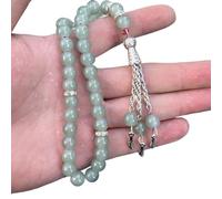 Geavonyg 33 Beads Tasbih Prayer Rosary Beads Fashion Decorative Tassels Religion Jewelry Party Favor Prayer Rosary Decorative Tassels