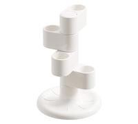 Geavonyg 360 Degree Rotating Pen Cup Storage 4 Slot Design Space Saving Home Office Essential Rotating Makeup Brush Organizer