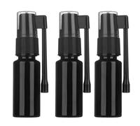 Geavonyg 3Pcs Compact 10-100ml Black Sprays Bottle With Light Blocking Leakproof Travel Dispenser For And Everyday Use Size Mist Sprayer